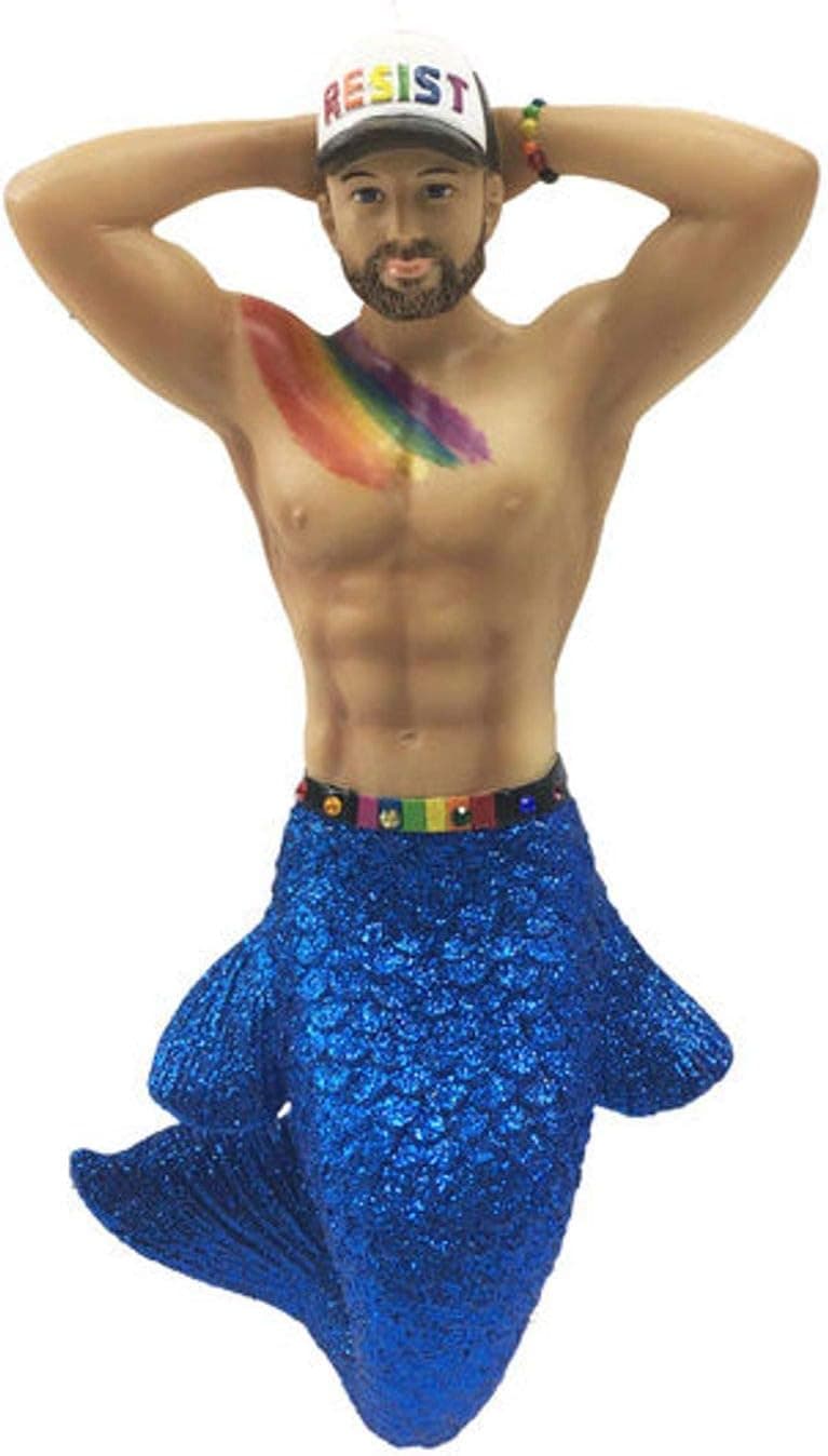 December Diamonds Resist Merman Christmas Tree Ornament 5555092 New