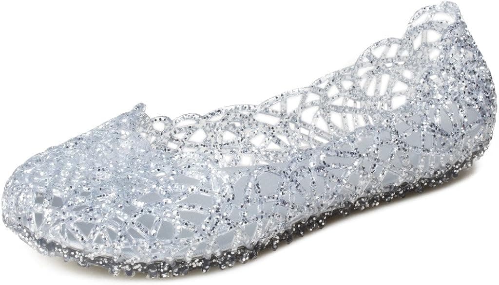 Kunsto Women's Bird Nest Jelly Ballet Flats