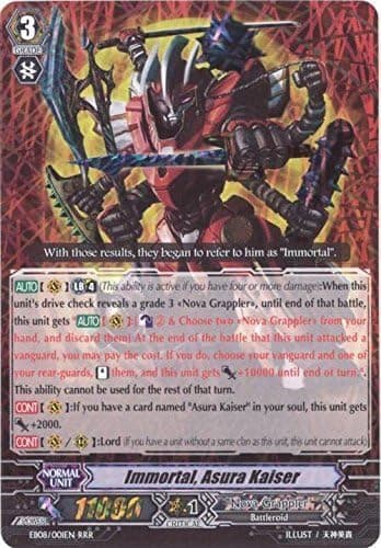 Cardfight!! Vanguard TCG - Immortal, Asura Kaiser (EB08/001) - Extra Booster Pack 8: Champions of the Cosmos