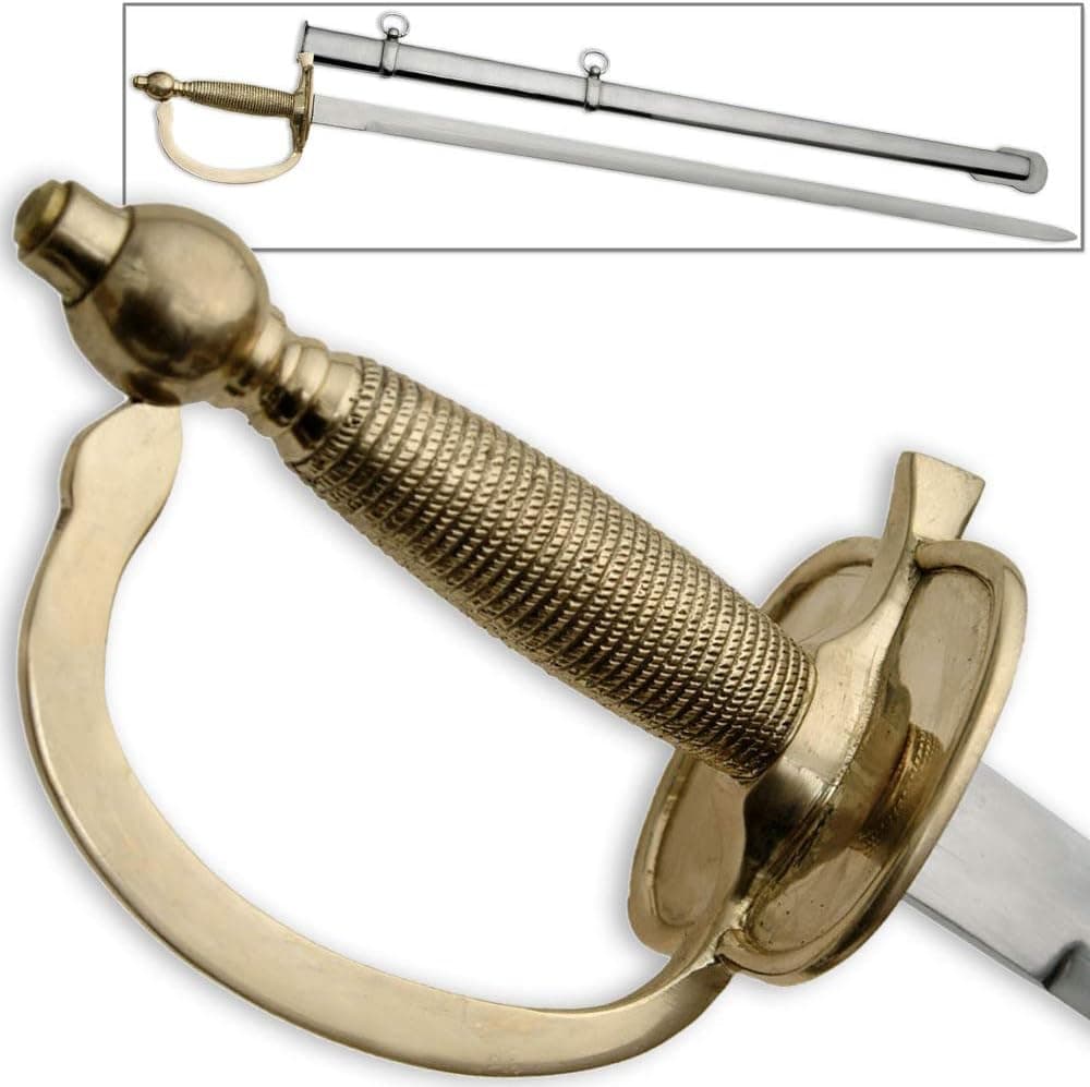Deepeeka 840 United States Army NCO Sword with Steel Scabbard