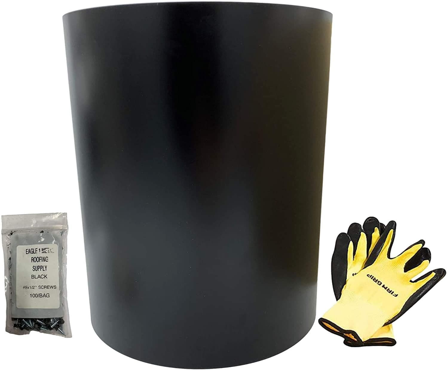 EAGLE 1: Heavy Duty 22 Gauge Aluminum Flashing Rolls - 15 Inches Wide General Use, Roofing Flashing, DIY or Contractors (Multiple Sizes in Listing) (75 FT, Black)