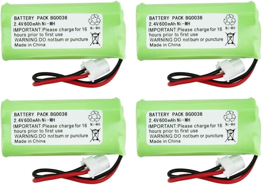 4 Fenzer Rechargeable Cordless Phone Battery for Vtech BT183342 BT-183342