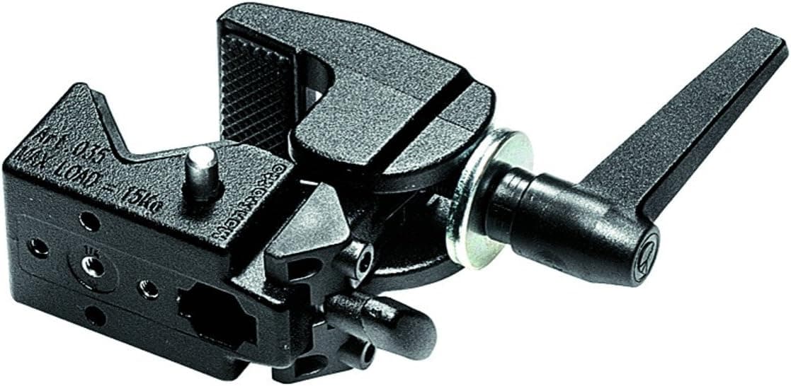 Manfrotto 035 Super Clamp without Stud - Replaces 2915 , Black