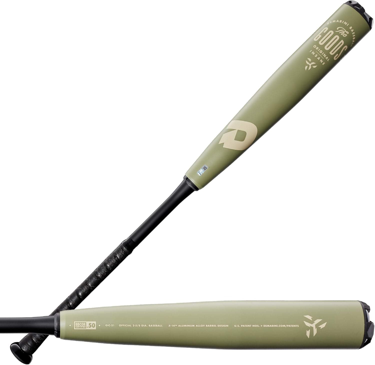 DeMarini Goods Half n Half (-3) BBCOR Baseball Bat - 32",33",34"