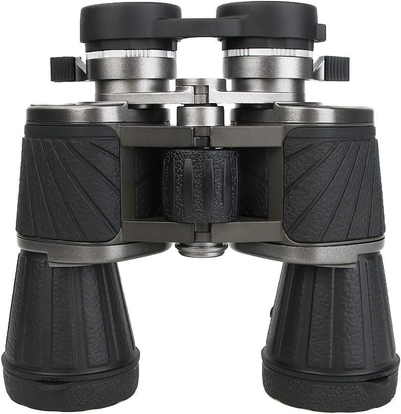 Binow 10X50 Powerful Binoculars Additional Eye Focusing Wheel Low Light Night Vision for Adults BAK4 Prism FMC Lens HD Professional Waterproof Binoculars for Travel, Hiking, Hunting, Bird Watching,1
