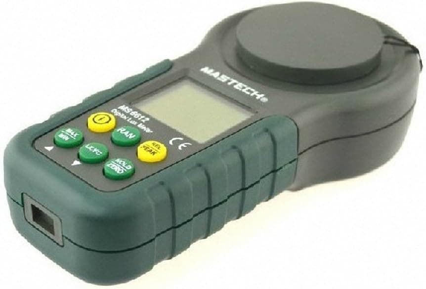 DIGITAL MULTI FUNCTION LUXMETER MASTECH MS6612 HIGH ACCURACY 200,000 LUX LIGHT METER TEST SPECTRA AUTO RANGE BY @NFT