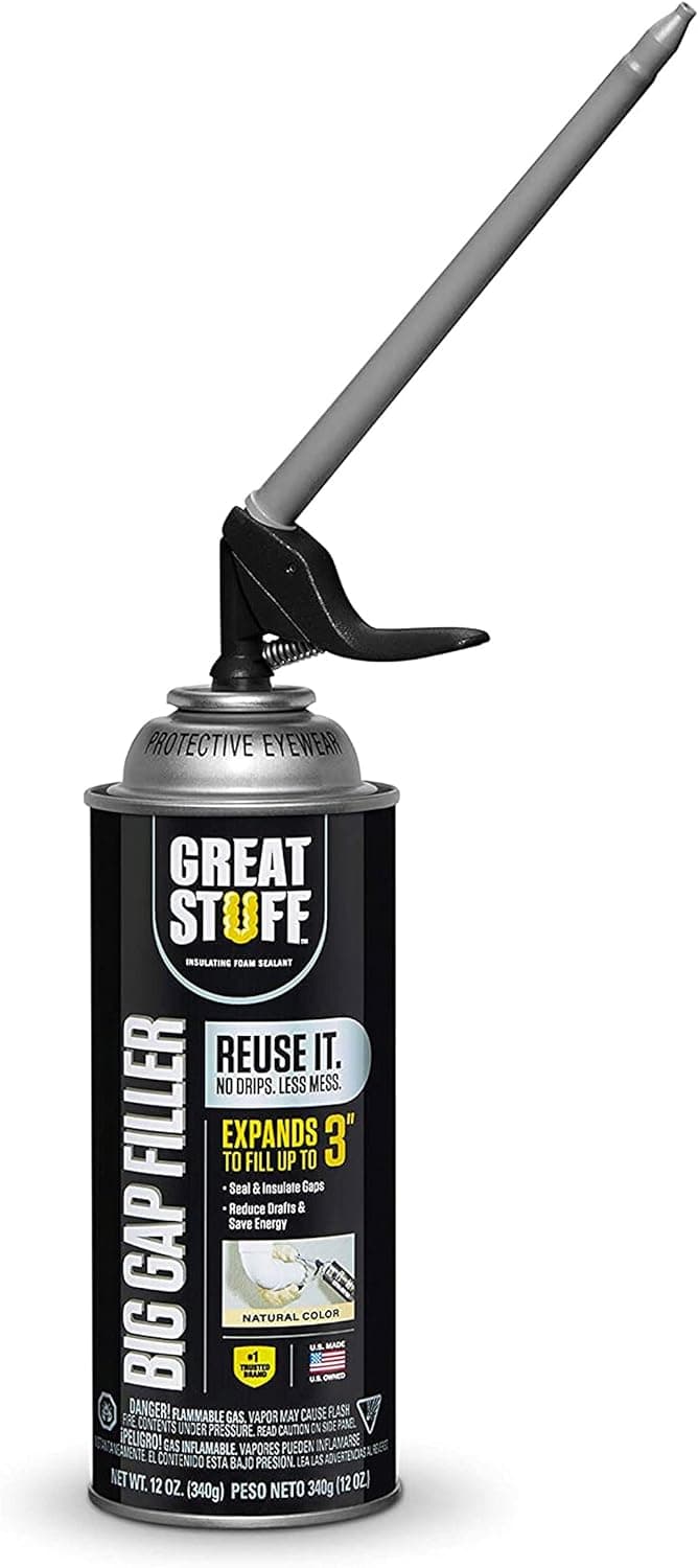 Great Stuff 99108860 Smart Dispenser Big Gap Filler, Cream, 12 Ounce