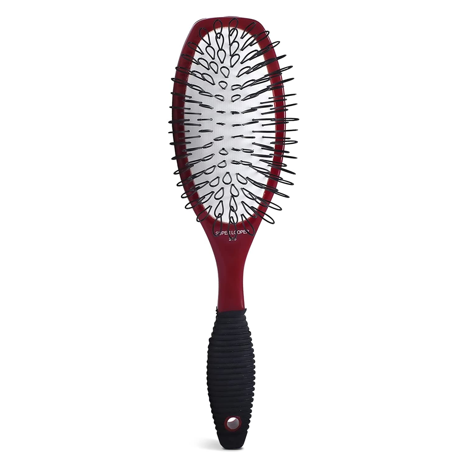Spornette Super Looper Wig Brush, Cushioned & Looped Nylon Bristles for Hair Extensions, Wigs, Hair Pieces, Toupees & Weaves - For Brushing, Styling, & Detangling Natural & Synthetic Hair