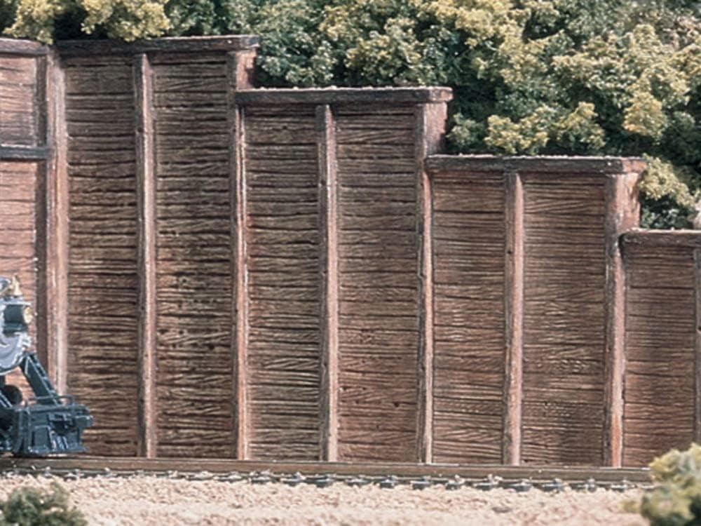 HO Retaining Wall, Timber (3)