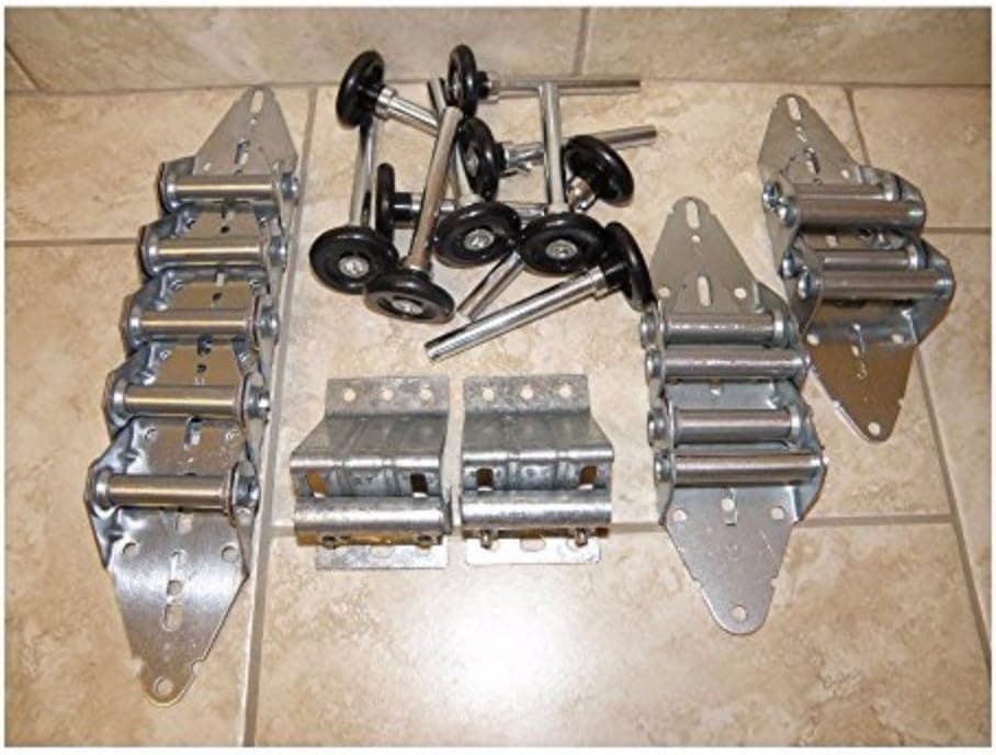 Quiet Kit: Garage Door Hinge & Roller Tune Up Kit for 8x7 or 9x7 w/nylon rollers