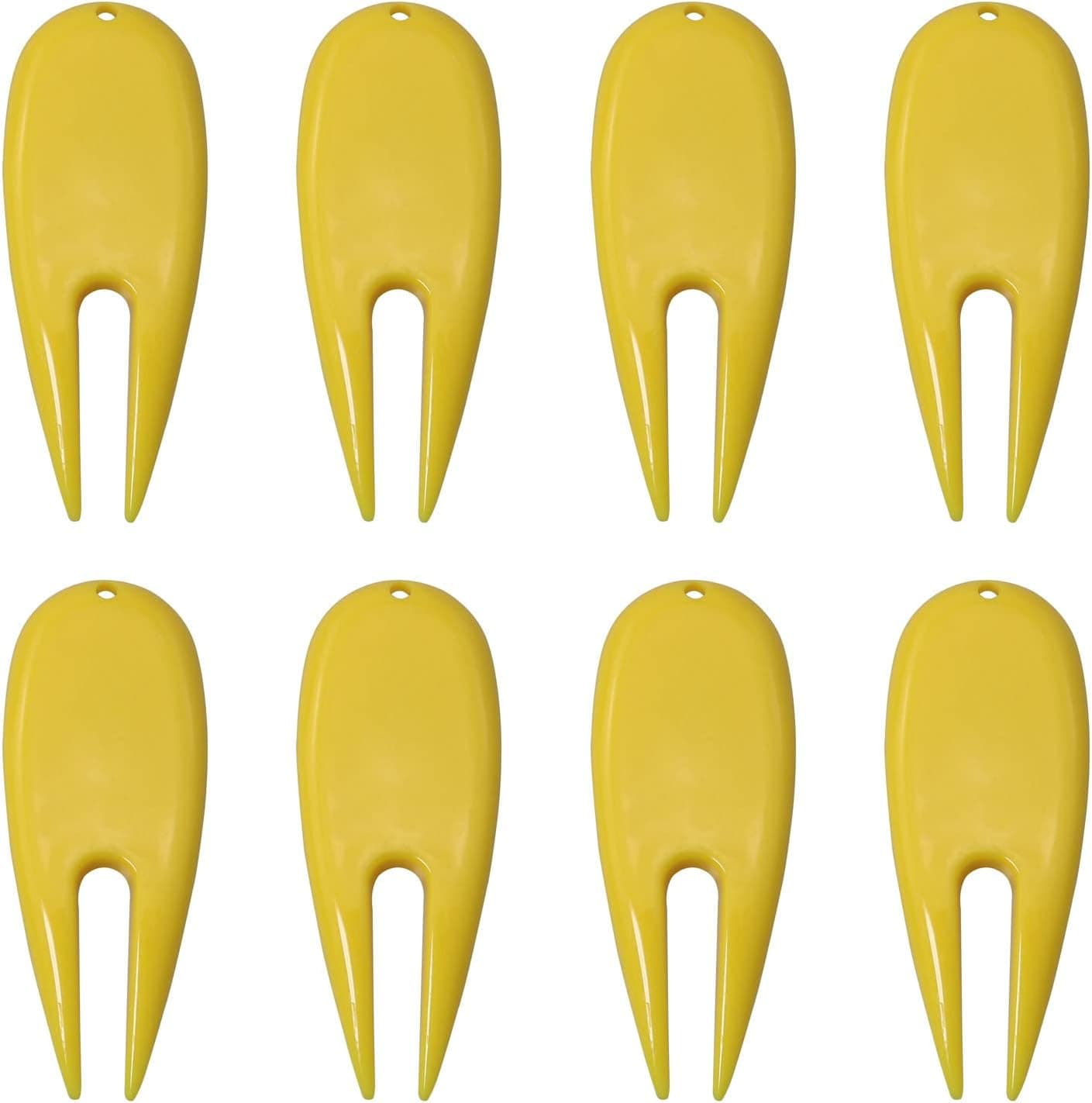 ZRM&E 8pcs Plastic Golf Divot Tool Non-Slip Golf Repair Tool Golf Accessories