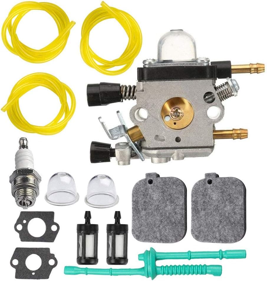 DFuerdivn C1Q-S68 Carburetor for C1Q-S68 C1Q-S68G Stihl BG45 BG46 BG55 BG65 BG85 SH55 SH85 BR45C Leaf Blower Carb with 3 Size 3-Feet-Long Fuel Line Hose Tube Air Filter Kit