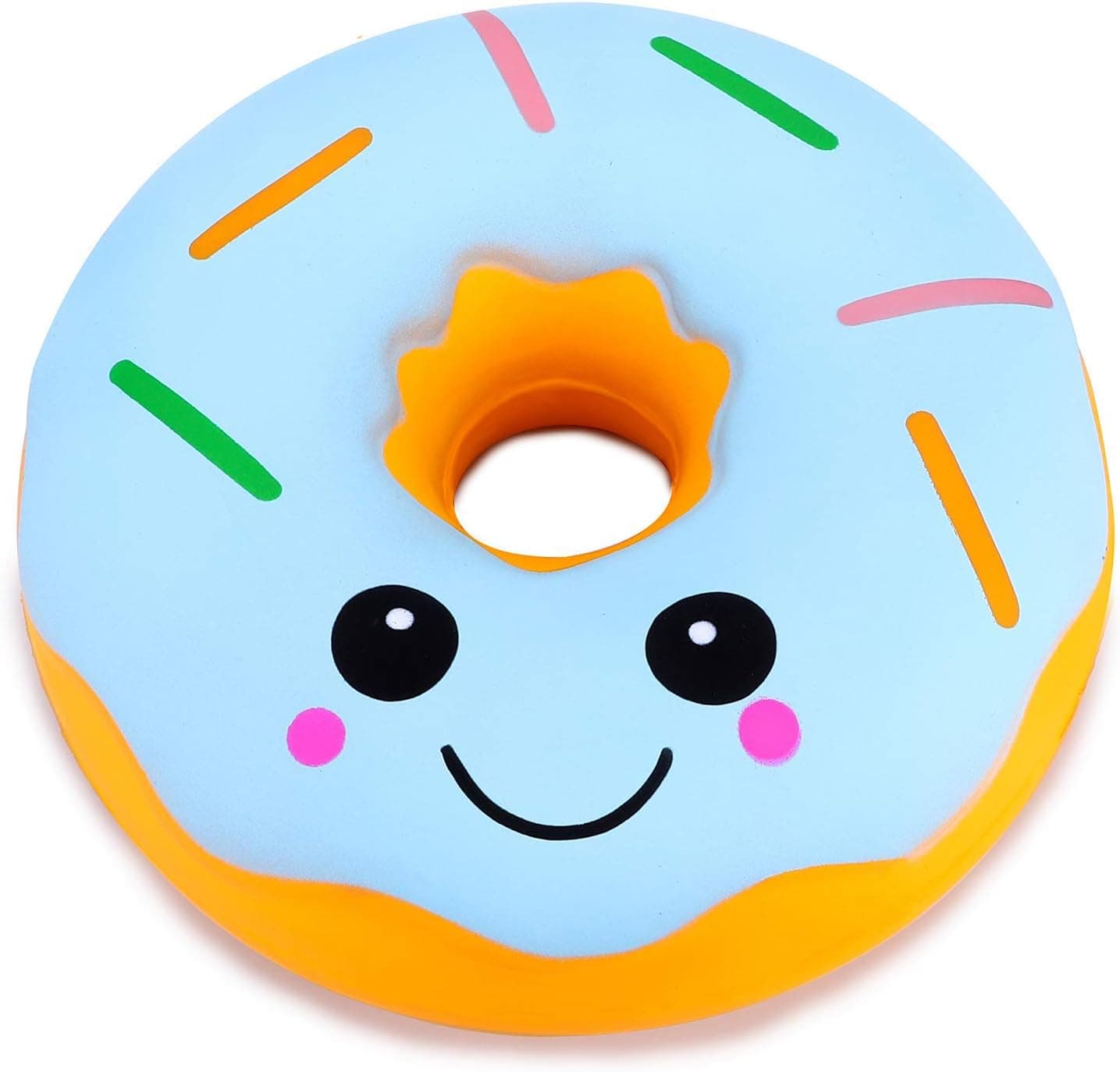 BeYumi Slow Rising Toy, Kawaii Unicorn Donut Squishy Cream Scented Simulation Cute Animal Squeeze Toys for Collection Gift, Decorative Props Large or Stress Relief