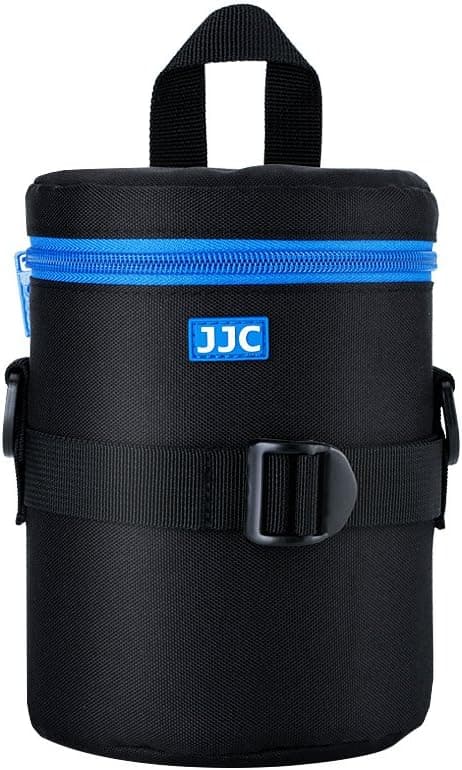 JJC Deluxe Lens Case Pouch for Canon EF 24-70mm f2.8L/EF 16-35mm f2.8L/EF 85mm f1.4L/EF 70-300mm f4-5.6 IS USM,Nikon AF-S 24-70mm f2.8/AF-P 70-300mm f4.5-5.6E and other Lens below 3.93" x 6.49"(D x L)