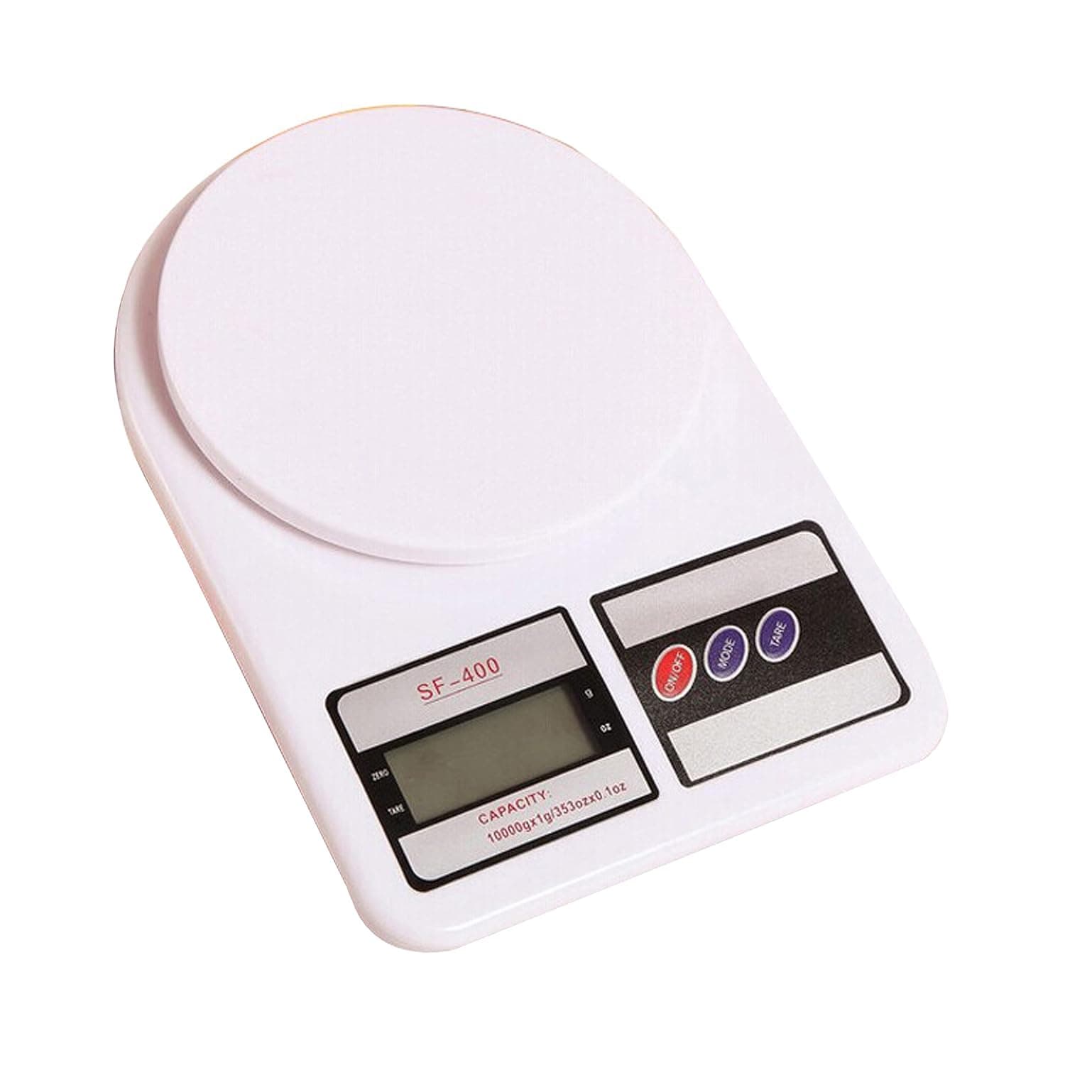 TIKBABA Kitchen Scale, Food Scale, Digital & Mechanical Scale for Baking Cooking (White)