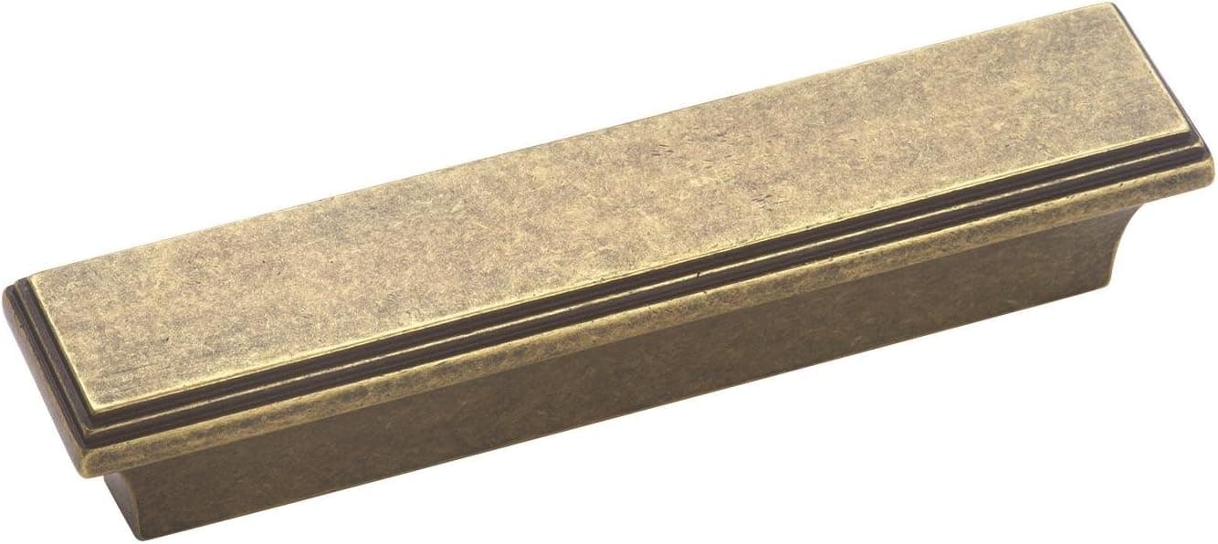 Amerock BP26116R2 Manor 3 in (76 mm) Center-to-Center Weathered Brass Cabinet Pull