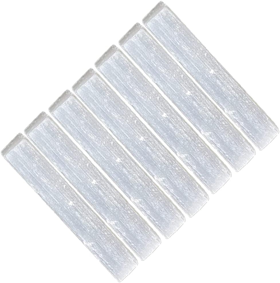 Himalayan Glow WBM Selenite Crystal Sticks - 2 Lbs Crystals and Healing Stones Tourmaline Crystal Reiki, Chakra Stone