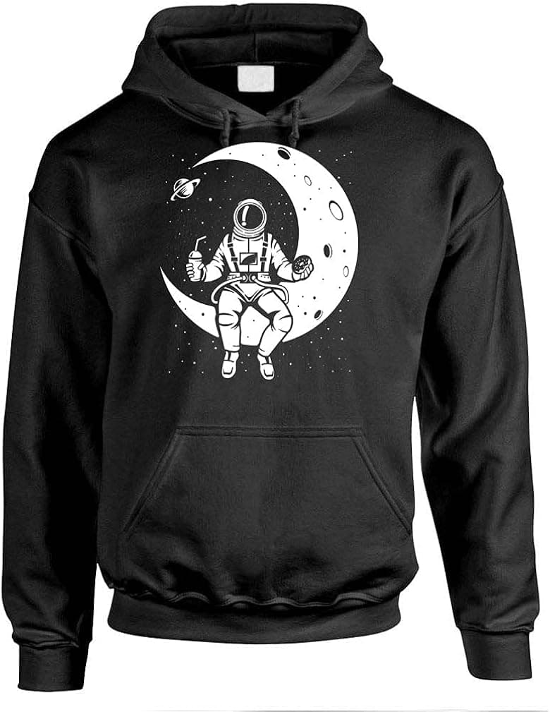 LAUNCH BREAK - astronaut nasa moon space - Mens Pullover Hoodie