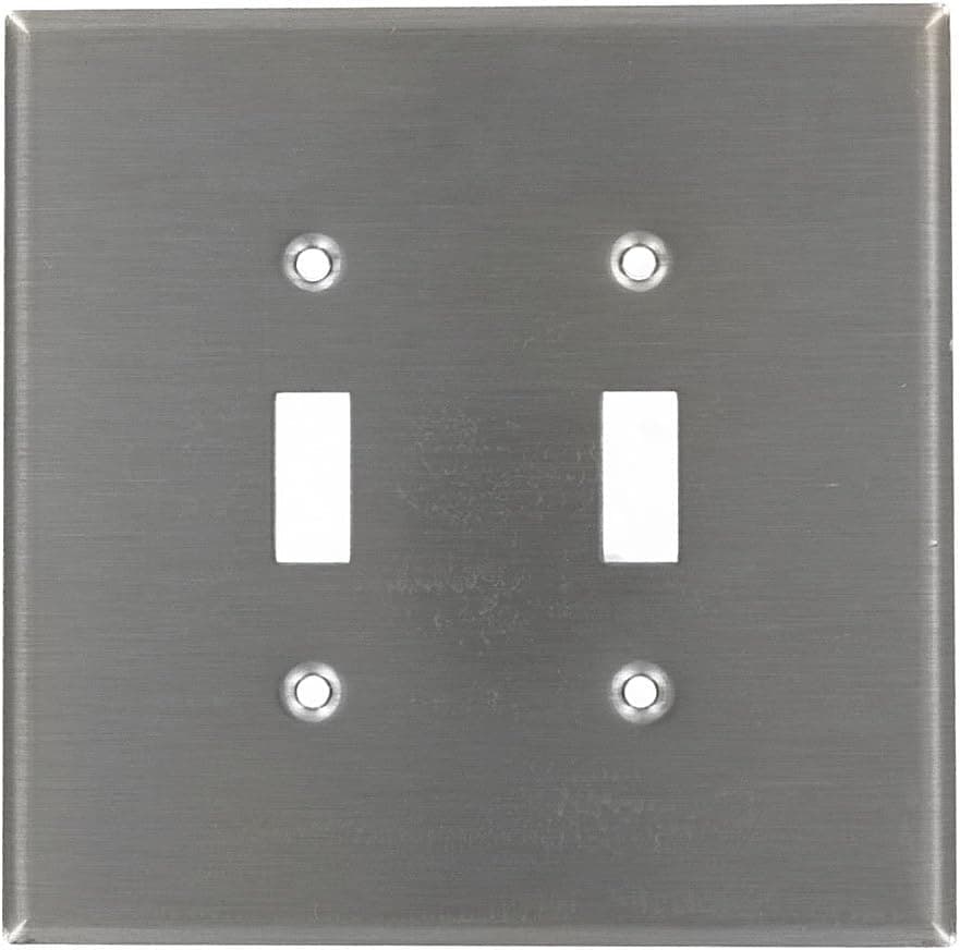 Leviton 84109-40 SS WP 2G TGL OVERSIZED