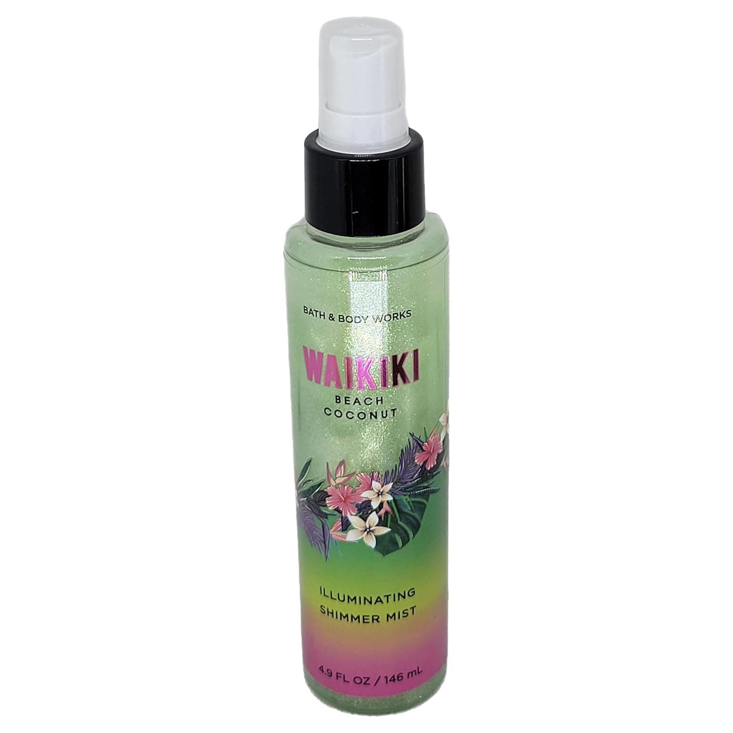 Bath and Body Works Waikiki Beach Coconut Illuminating Shimmer Mist 4.8 Ounce