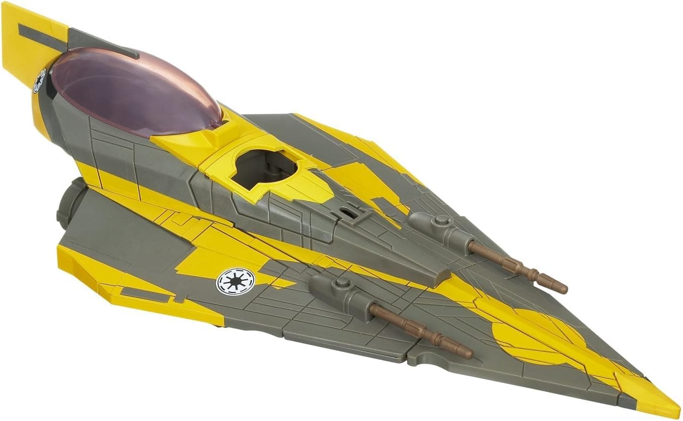 Star Wars Clone Wars Star Fighter Vehicle - Anakin's Jedi Starfighter