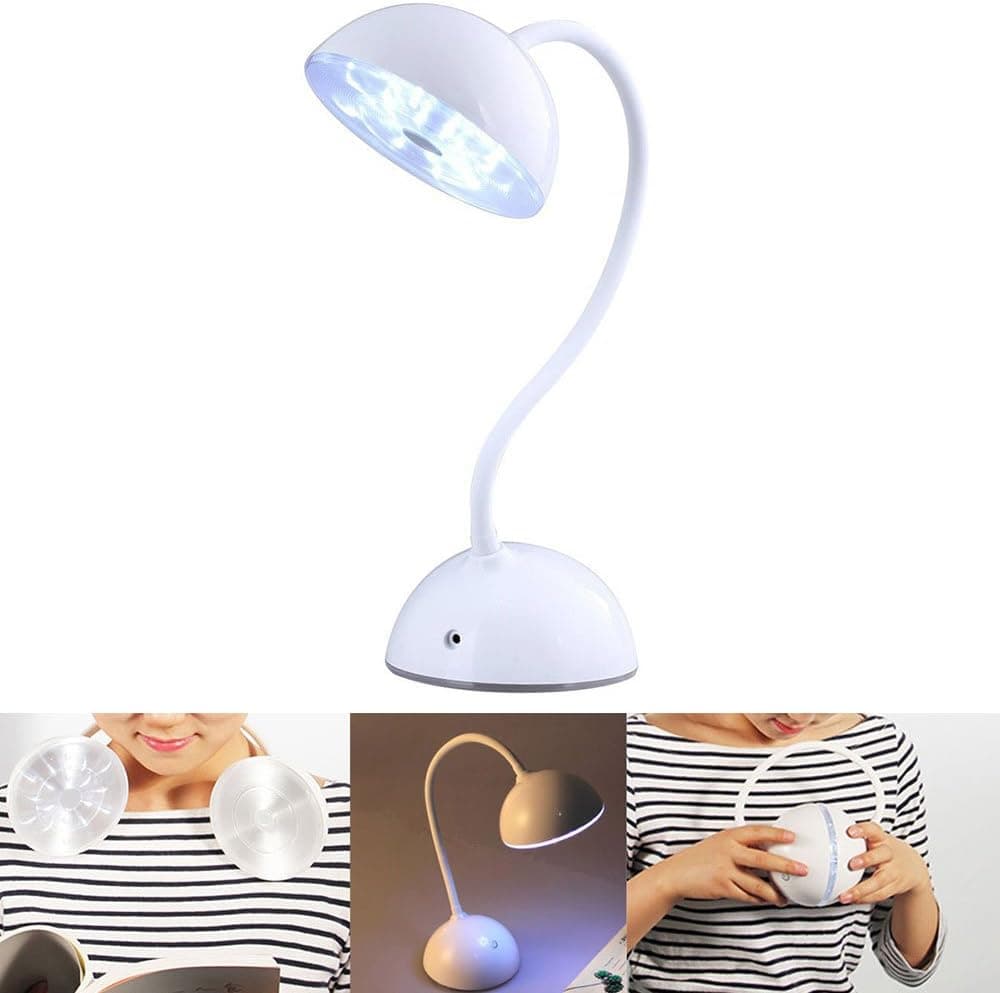 INNORI LED Desk Lamps Creative Reading Lamps Headphone-Shaped Touch Bedside Table Lamps Reading Lights Sensitive Dimmable Table Lights Cute Night Lights for Kids & for Adults, for Study & for Work