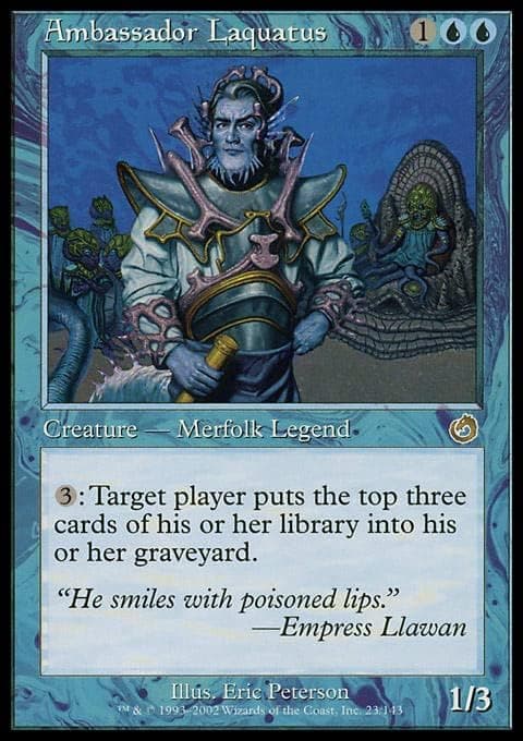 Magic: the Gathering - Ambassador Laquatus - Torment