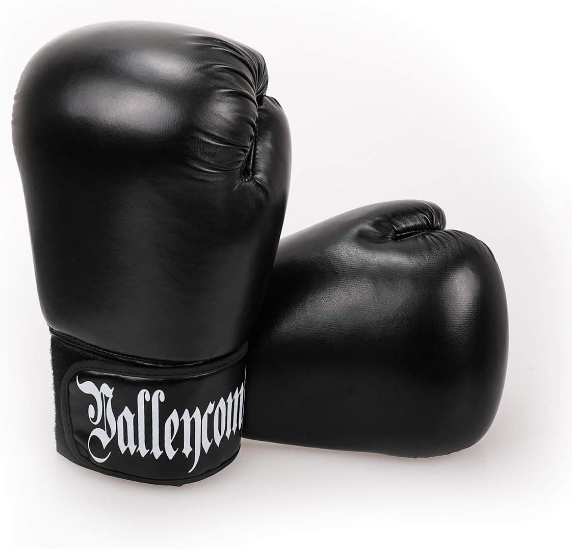 Valleycomfy Pro Grade Boxing Gloves, Kickboxing Bagwork Gel Sparring Training Gloves, Muay Thai Style Punching Bag Mitts, Fight Gloves Men & Women