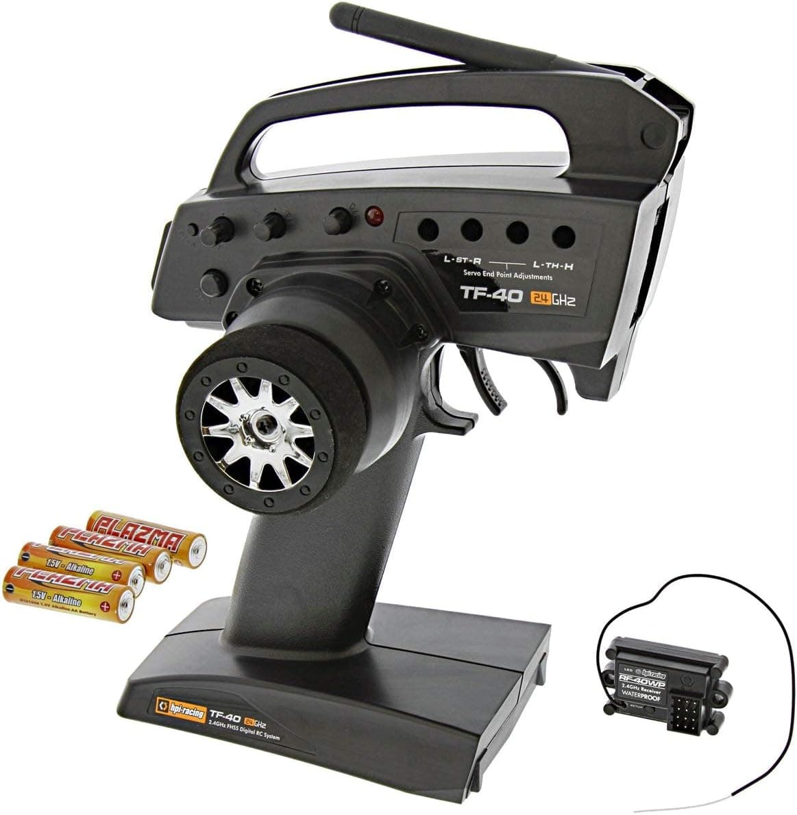 HPI 1/10 RS4 Sport 3 4WD Drift TF-41 3-CH RADIO TRANSMITTER & RF-41WP RECEIVER