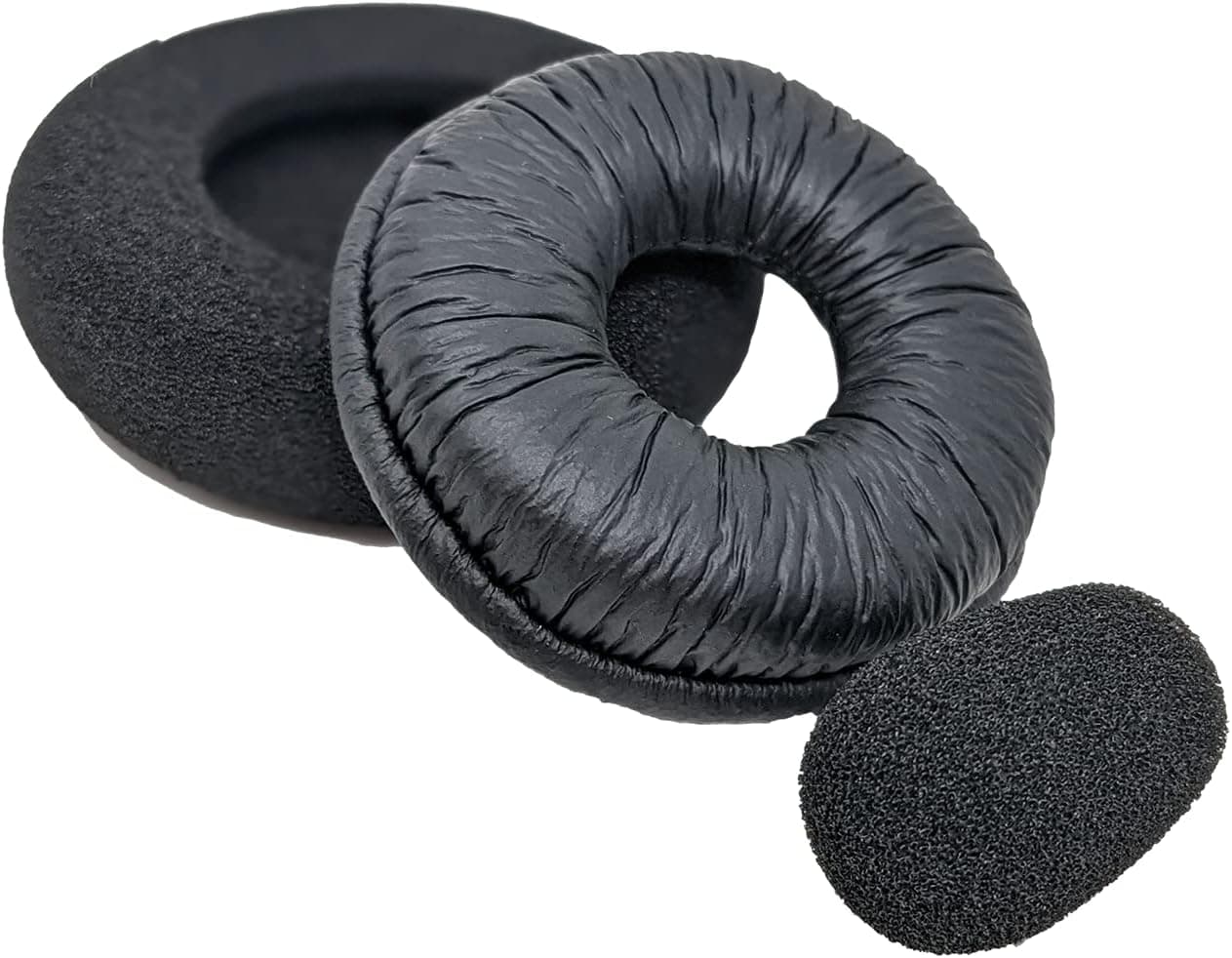 BlueParrott Replacement Ear, Mic Cover Cushion Kit Headset Accessories - Compatible for BlueParrott 202182-03, B250, B250-XT, B250-XTS, Plantronics SupraPlus, Supra, SAVI CS540, Jabra 2000, 2300