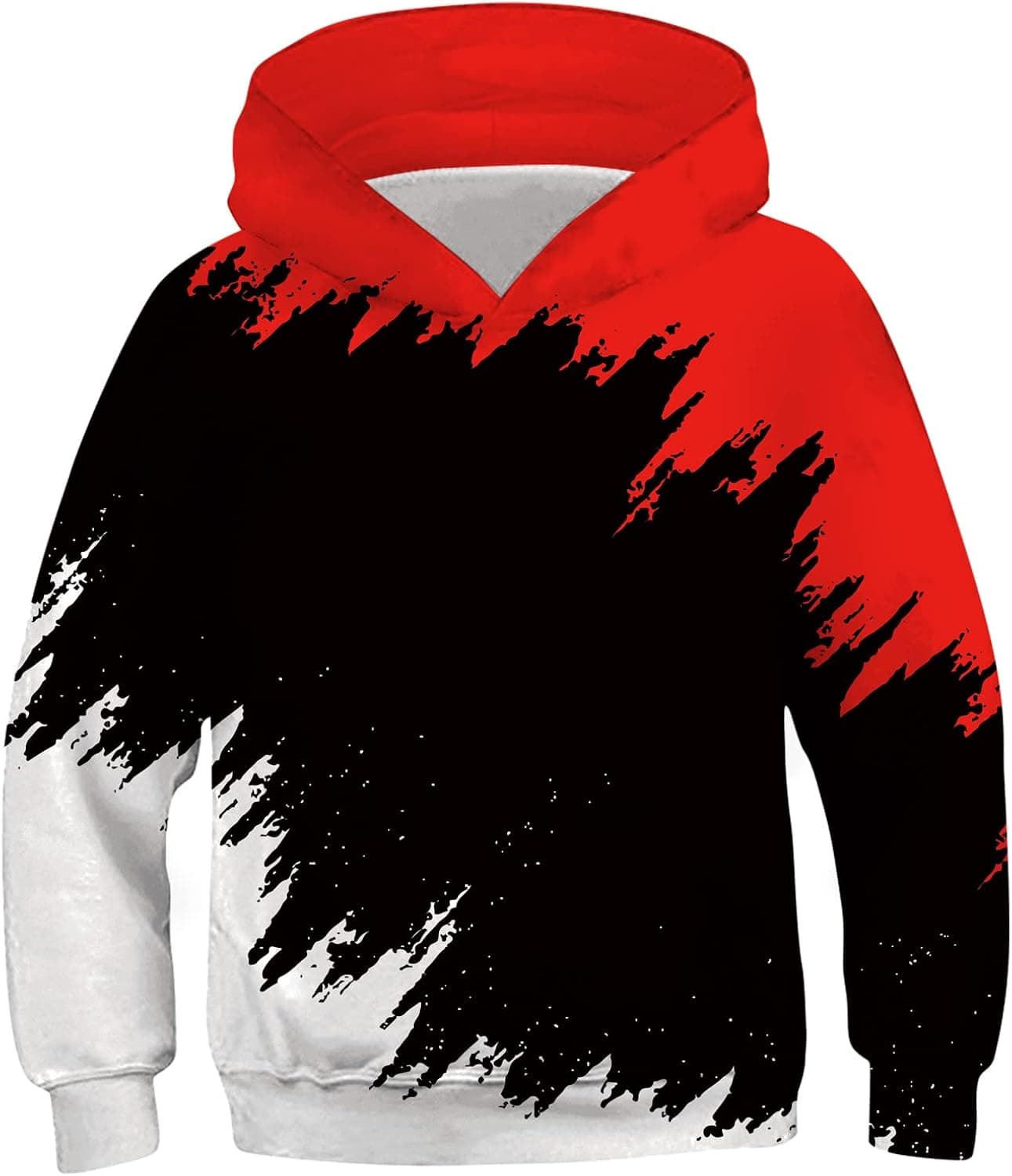 uideazone Kids Boys Girls 3D Graphic Pullover Hoodies Casual Hooded Sweatshirt with Pockets 6-16 Years
