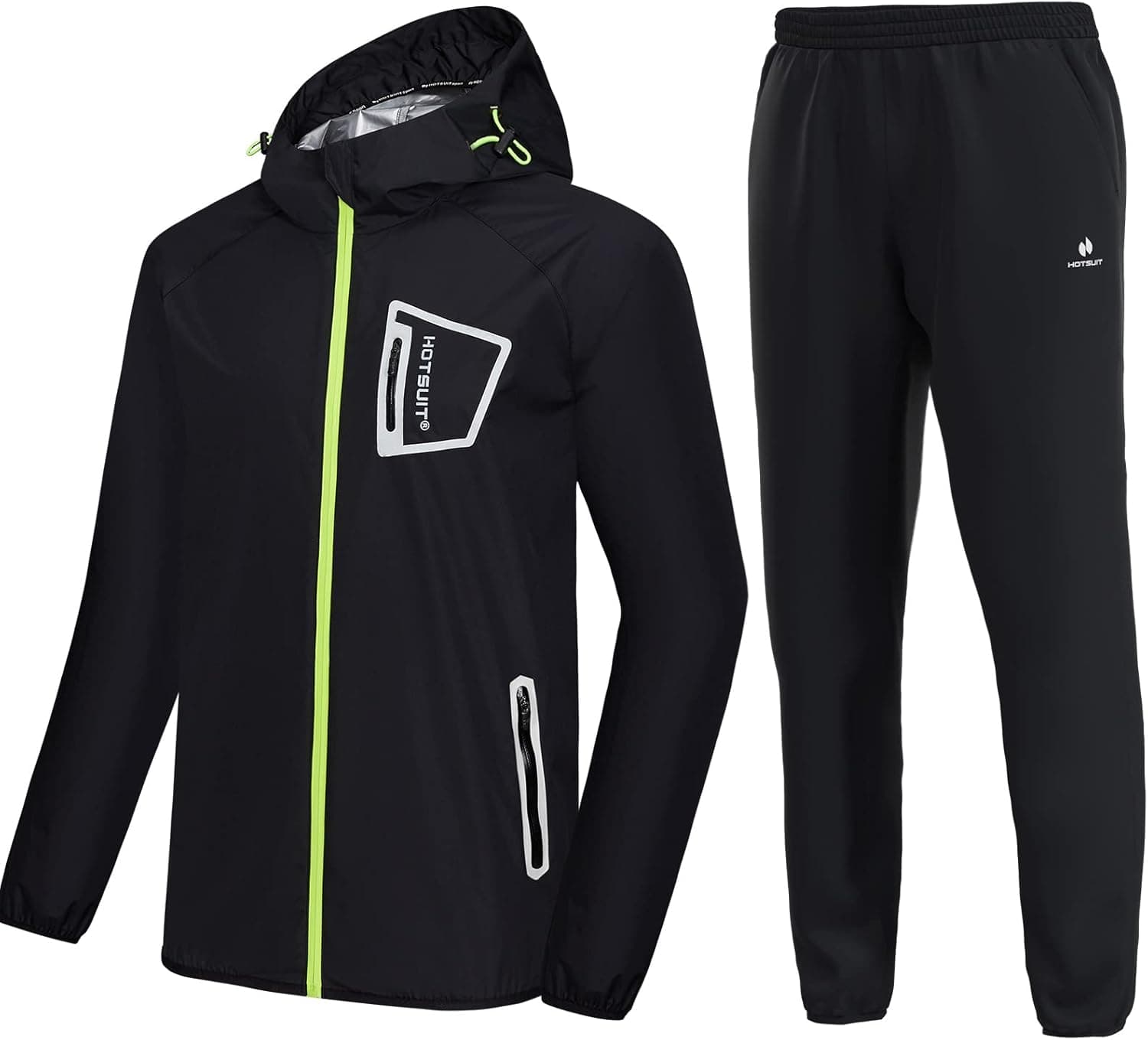 HOTSUIT Sauna Suit Men Anti Rip Boxing Sweat Suits Exercise Workout Jacket