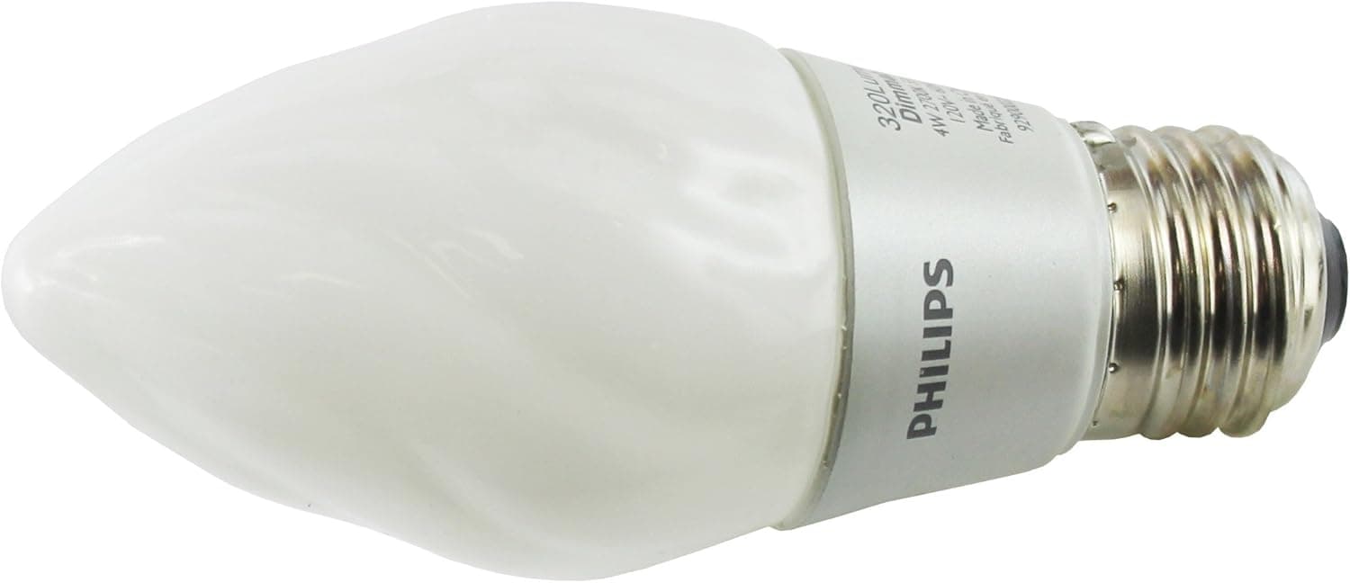 Philips 427237-4F15/END/2700-150 E26 DIM 10/1 Candle LED Light Bulb