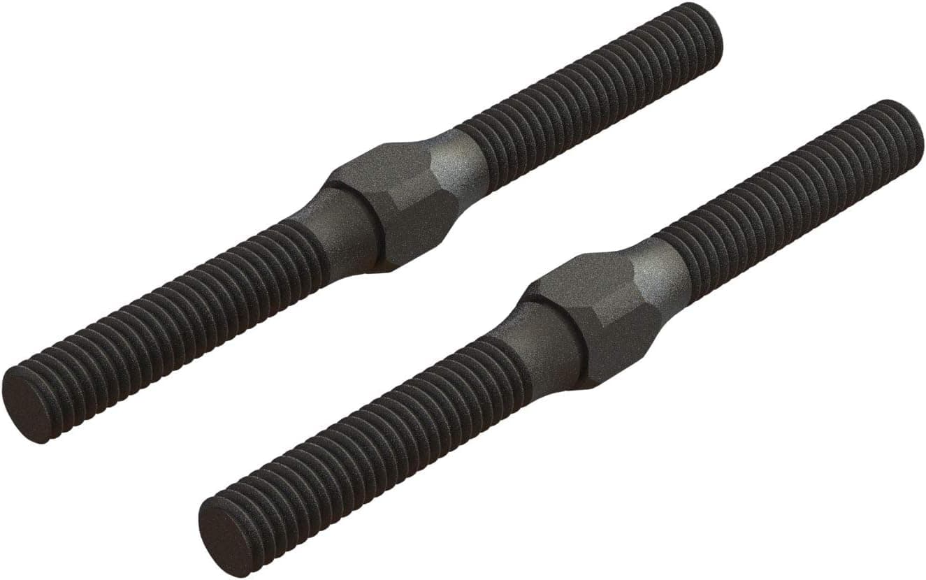 ARRMA Steel Turnbuckle, M4 x 48mm, Black (2), ARA330542