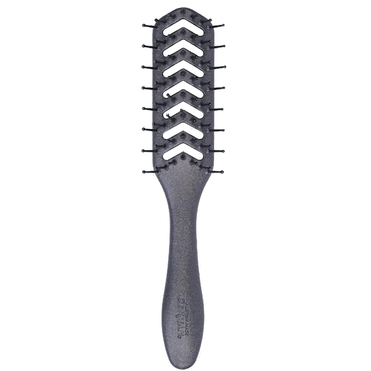 Denman The Skeleton Vent Brush for Fast Drying & Styling, Pewter D200