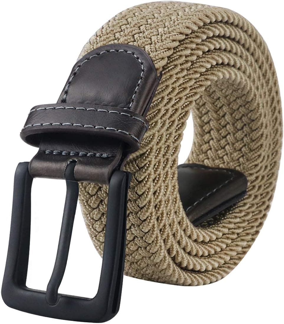 maikun Belts For Men, Canvas Elastic Belt, Mens Womens Boys Belt For Father's Day