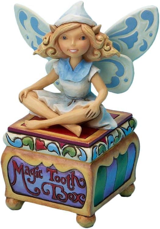 Enesco Jim Shore Heartwood Creek Tooth Fairy Covered Box, 3-3/4-Inch