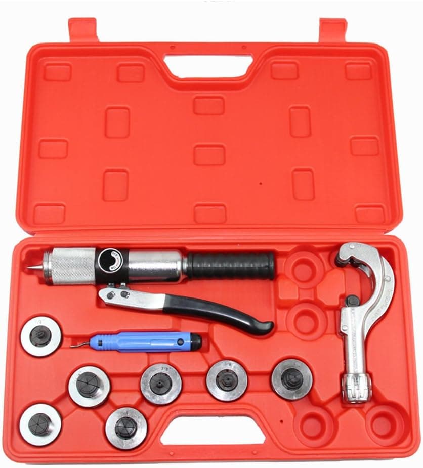 NOPTEG 7 Lever Hydraulic Tubing Expander Tool Swaging Kit HVAC Tools Tube Piping Pipe