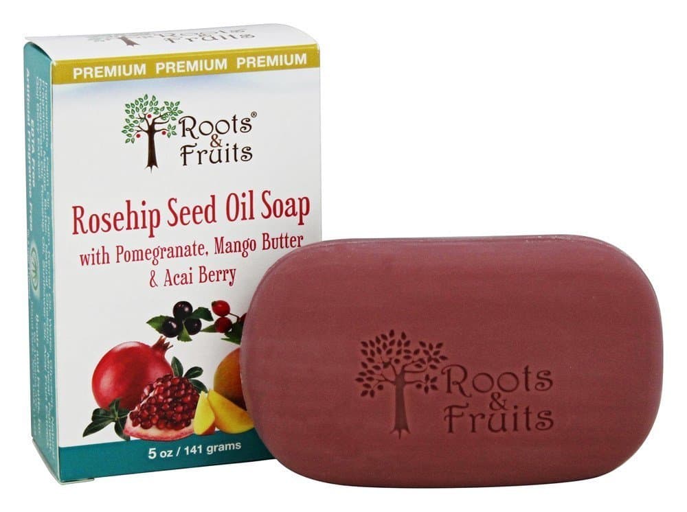 Roots & Fruits Rosehip Seed Oil Bar Soap, 5 Oz
