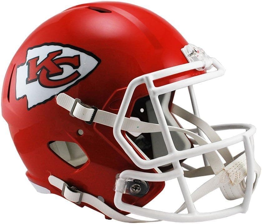Riddell NFL Kansas City Chiefs Full Size Speed Replica Football Helmet