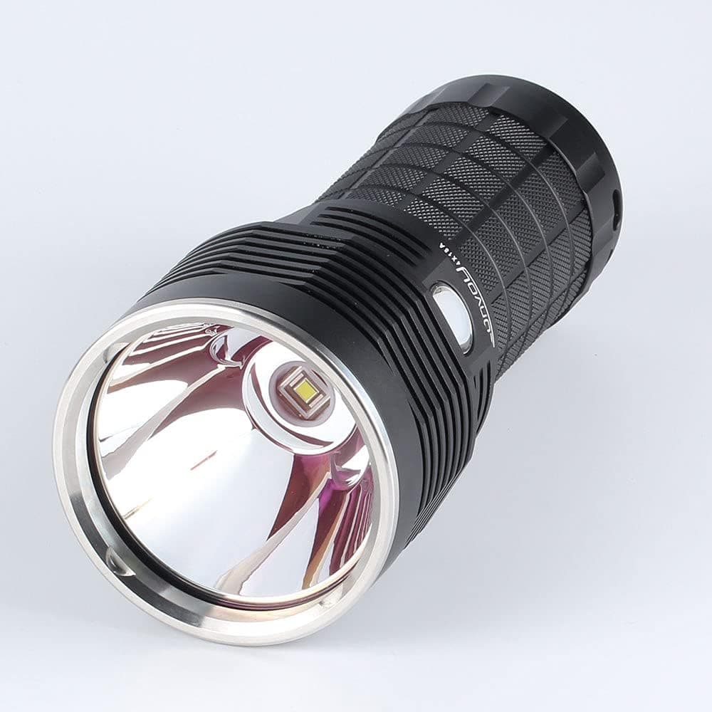 Convoy 4X18A Flashlight, SBT90.2, 5400lm, with Temperature Control and Type-c Charging Interface,18650 Flashlight ,Torch (no Battery)