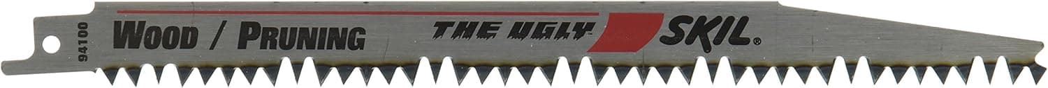 SKIL 94100 9-Inch "Ugly" High Carbon Steel Wood Reciprocating Saw Blade