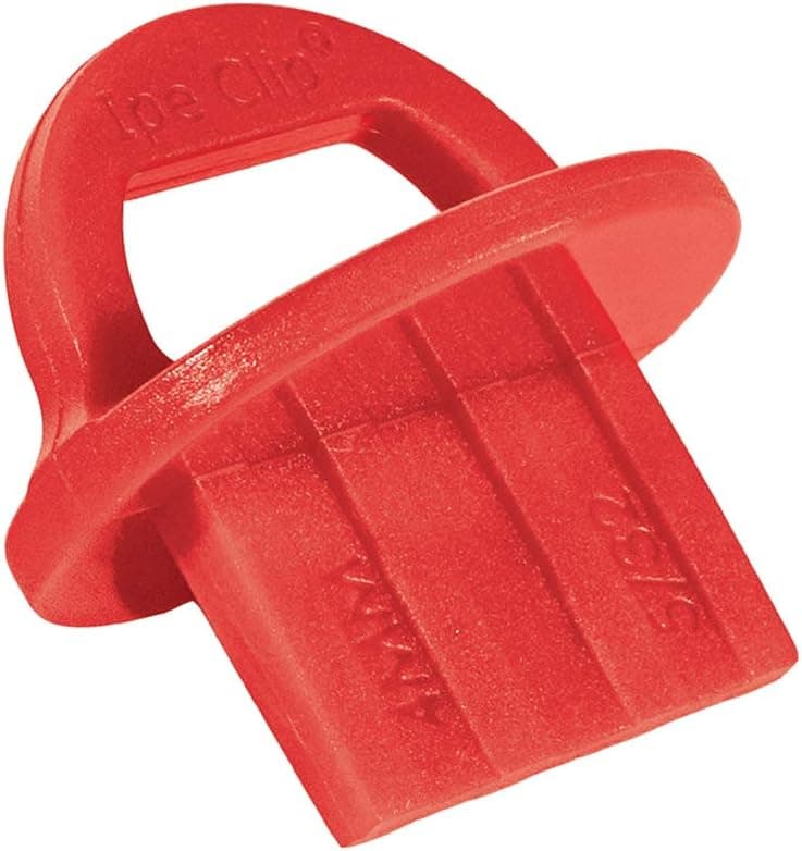 DeckWise WiseGuides 5/32" Gap Deck Board Spacer Guide for Hardwood, Pressure Treated Lumber, Thermal Wood, PVC and Composite Decking Alignment (6 pack)