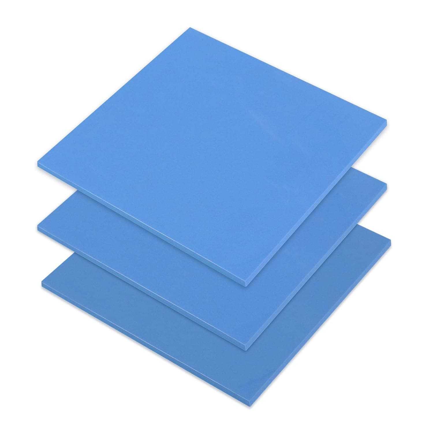 Smalloo 2Pcs 100x100x4mm Soft Silicone Thermal Conductive Pads Heatsink IC Chipset Northbridge for SSD/CPU/GPU/LED/IC/Raspberry Pi/Chipset Cooling
