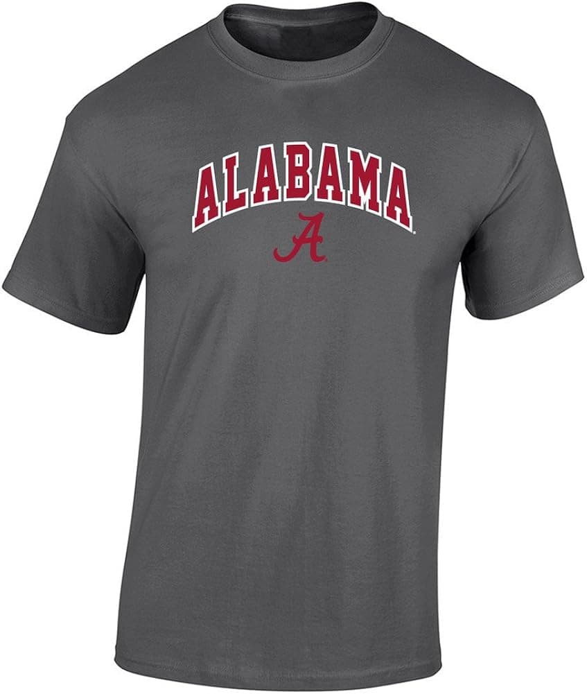 Elite Fan Shop NCAA Mens T Shirt Dark Heather Arch