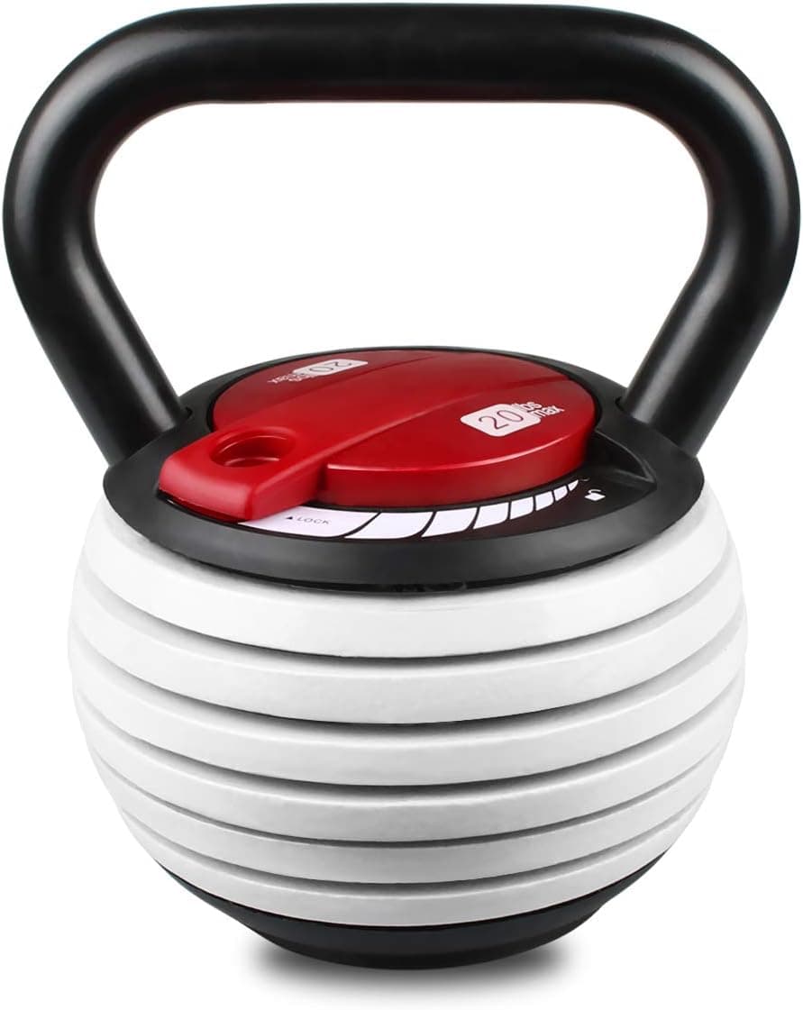 LUBAN 35 LB Adjustable Dumbbell and Kettlebell for Men and Women, Perfect for Home, Office, Gym Work Out