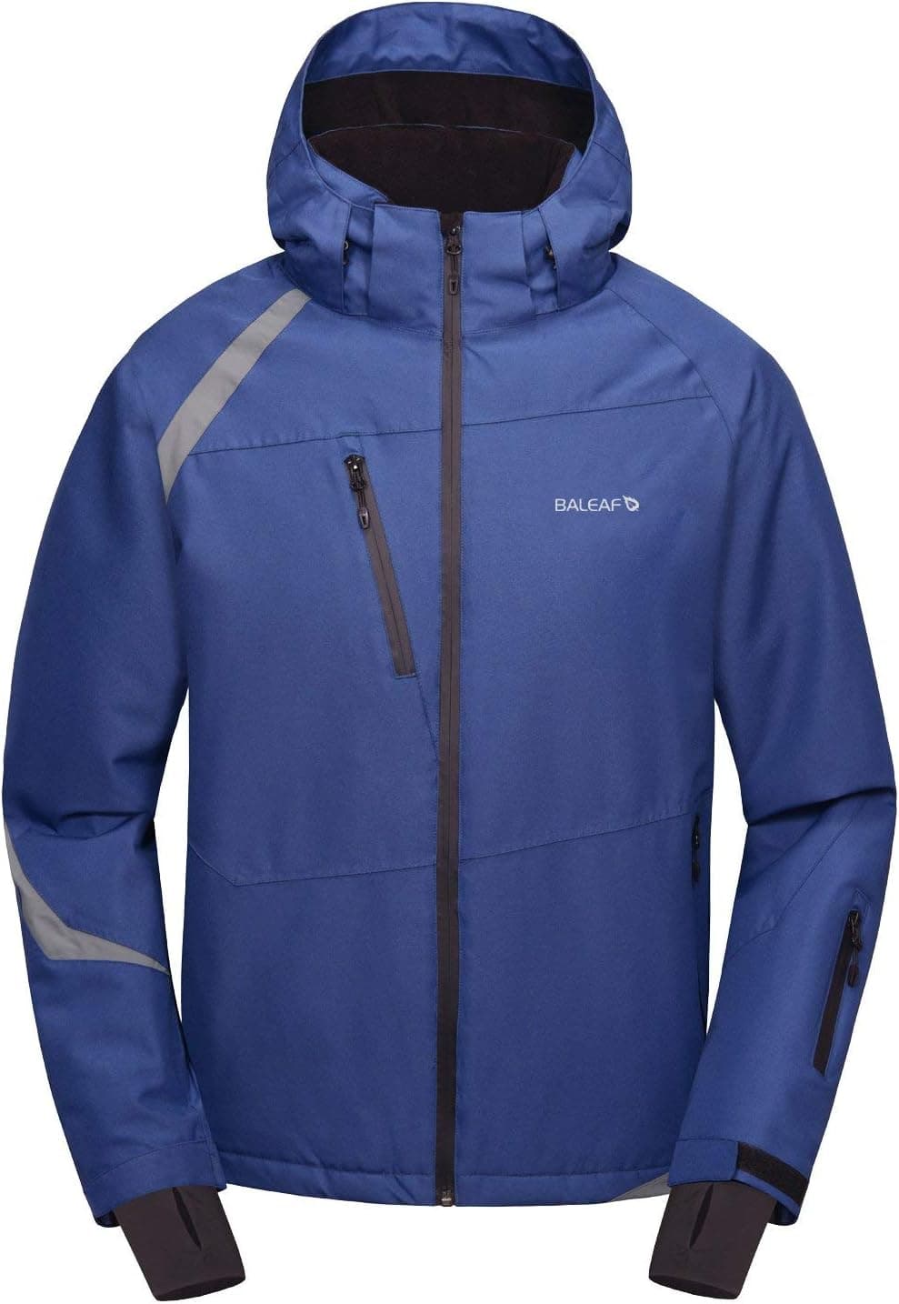 BALEAF Men's Ski Snowboard Jacket Mountain Windproof Fleece Winter Snow Coat Rain Jacket with Utility Zipper Pockets