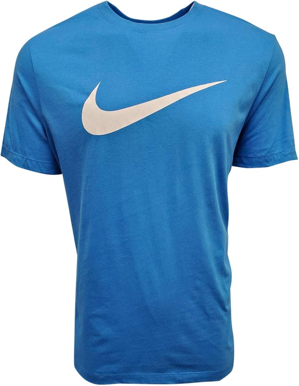 Nike Sportswear Men's Hangtag Swoosh Tee (X-Large, Sapphire Blue/White)