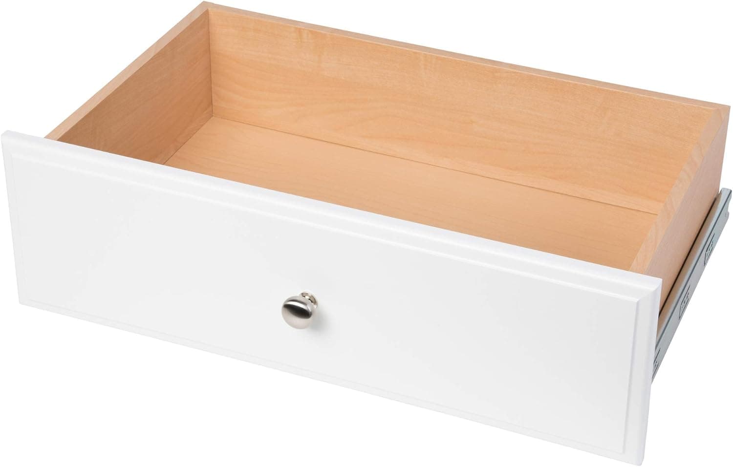 Easy Track 8" Drawer Closet Storage, White