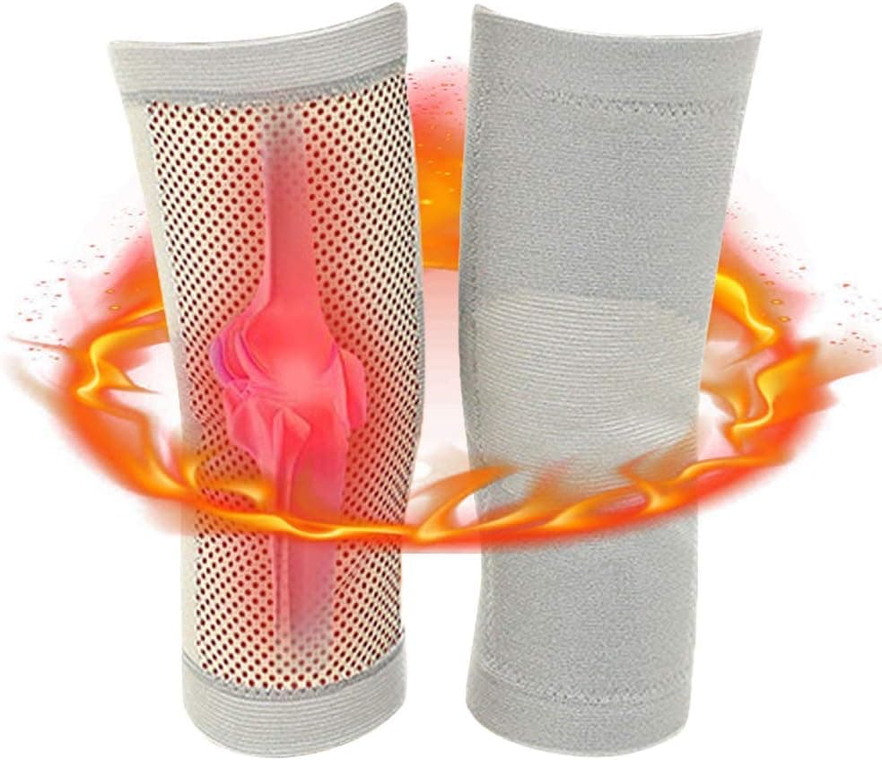 Self-heating Knee Pads, Compression Support Knee Sleeve, 1 Pair Knee Braces for Osteoarthritis for Men & Women Pain Relief, Four Seasons Universal is More Suitable for Close-Fitting Wear, Does Not Aff